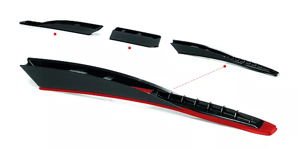 THERMOLAST® A makes assembling roof rail covers easier by integrating the seal using multi-component injection molding
