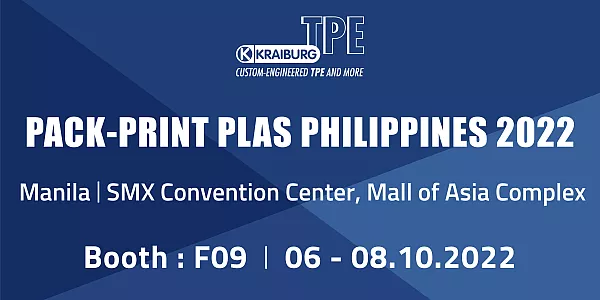 KRAIBURG TPE นำเสนอโซลูชันวัสดุfood grade ที่มีคุณภาพสำหรับผู้บริโภคและบรรจุภัณฑ์ทางการแพทย์และการดูแลสุขภาพ พบการที่งาน PACK-PRINT PLAS Philippines 2022